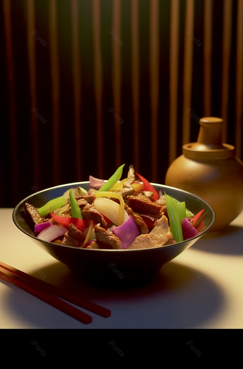 中华美食四川菜回锅肉静物,高清,摄影图,摄影图片,图片大全,摄影图免费下载